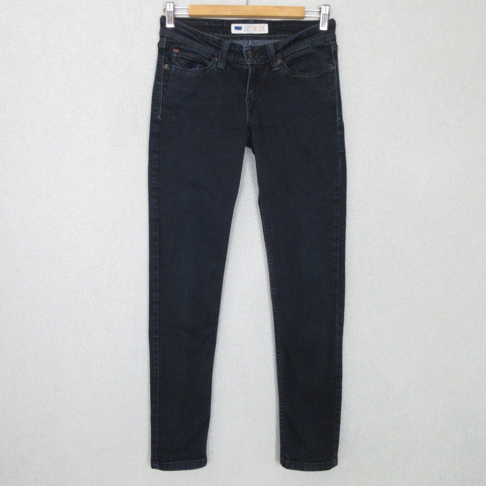 Levis Demi Curve Skinny Jeans Womens 5M Dark Indigo Blue Stretch Denim Low Rise